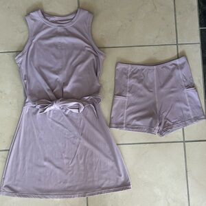 Lavender two piece Halara Dress